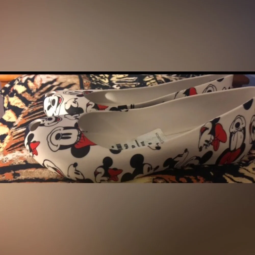 Melissa Minnie Mouse Ballet Disney Flats Size 5 - Picture 5 of 10